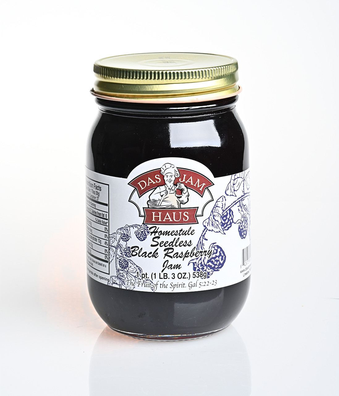 Black Raspberry Seedless Jam | Das Jam Haus in Tennessee