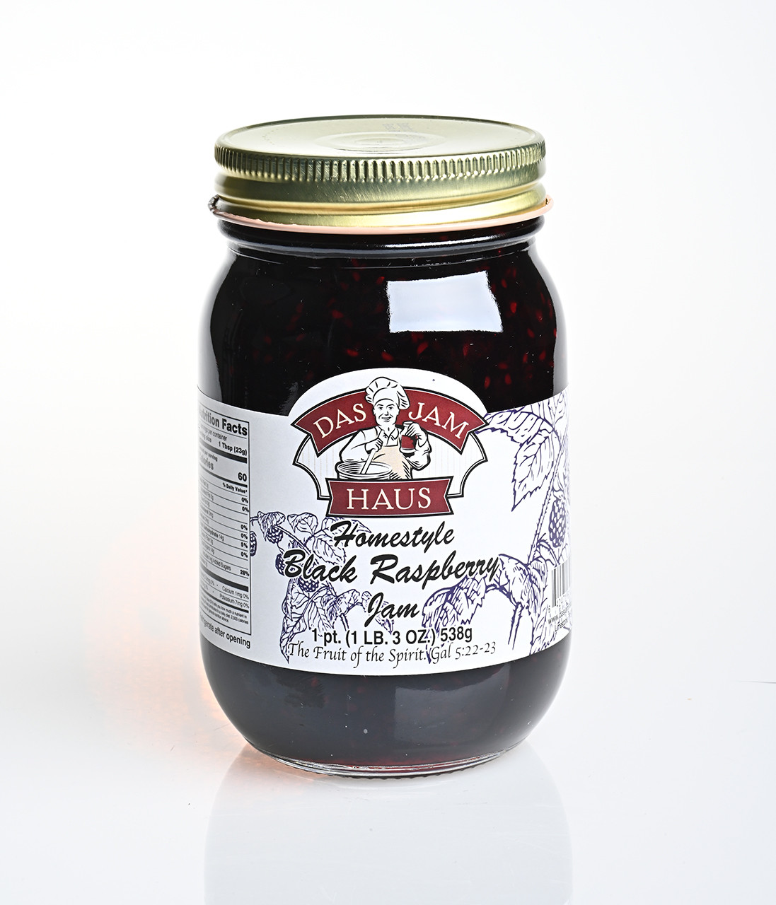 Homestyle Black Raspberry Jam | Das Jam Haus in Tennessee
