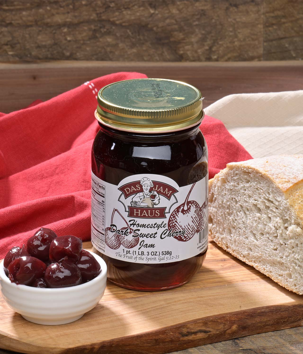 Homestyle Dark Sweet Cherry Jam | Das Jam Haus in Tennessee