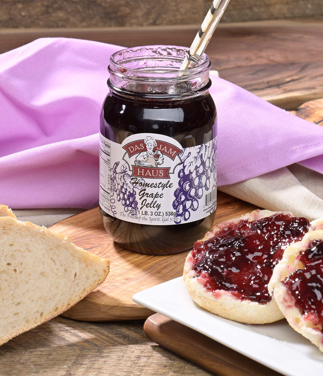 Homemade Grape Jelly | Das Jam Haus in Limestone, Tennessee