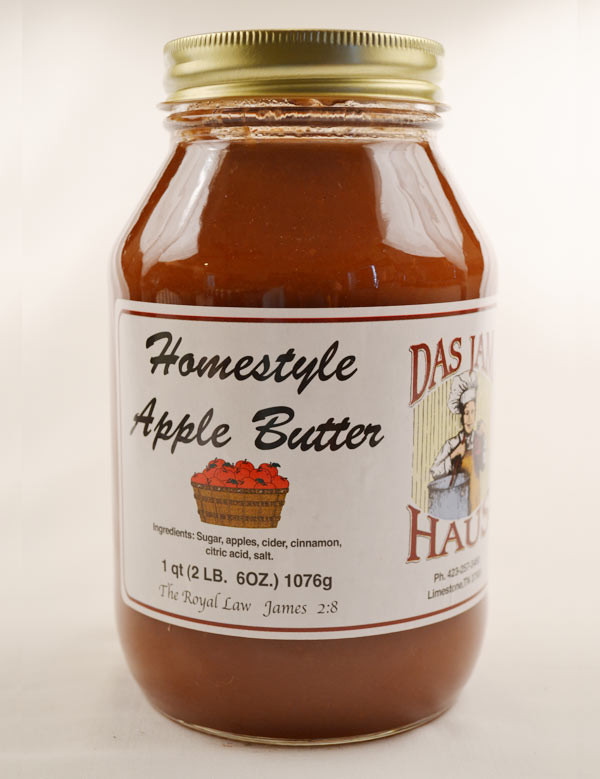 Homestyle Apple Butter | Das Jam Haus in Limestone TN