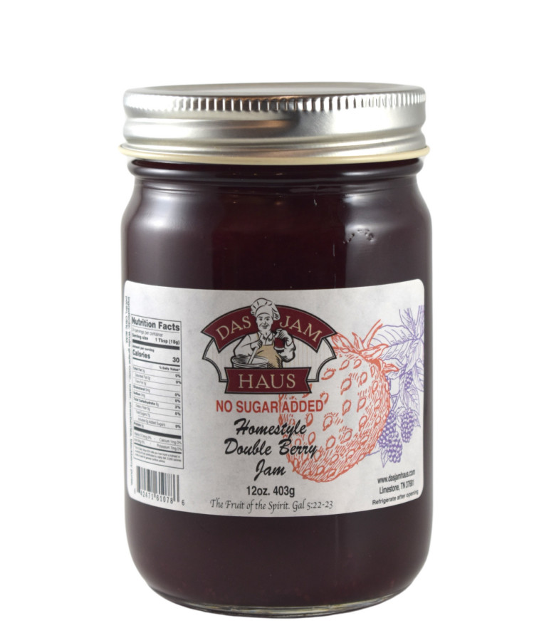 No Sugar Added Double Berry Jam