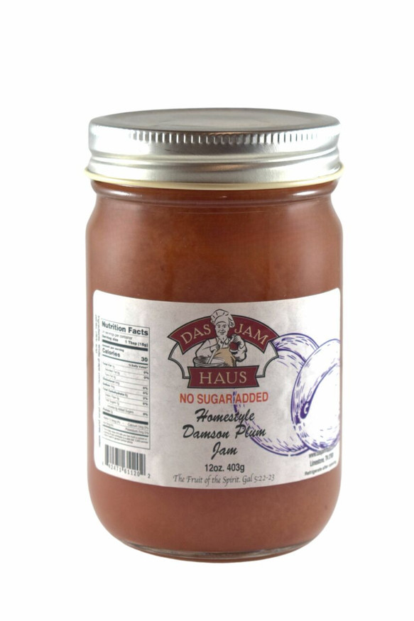 No Sugar Added Plum Jam
