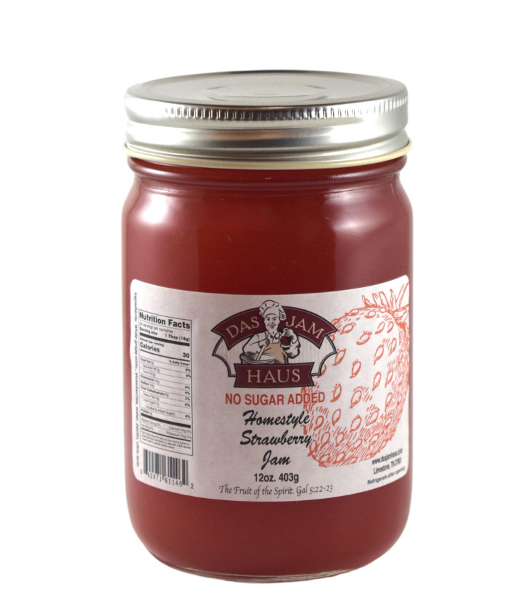 No Sugar Added Strawberry Jam