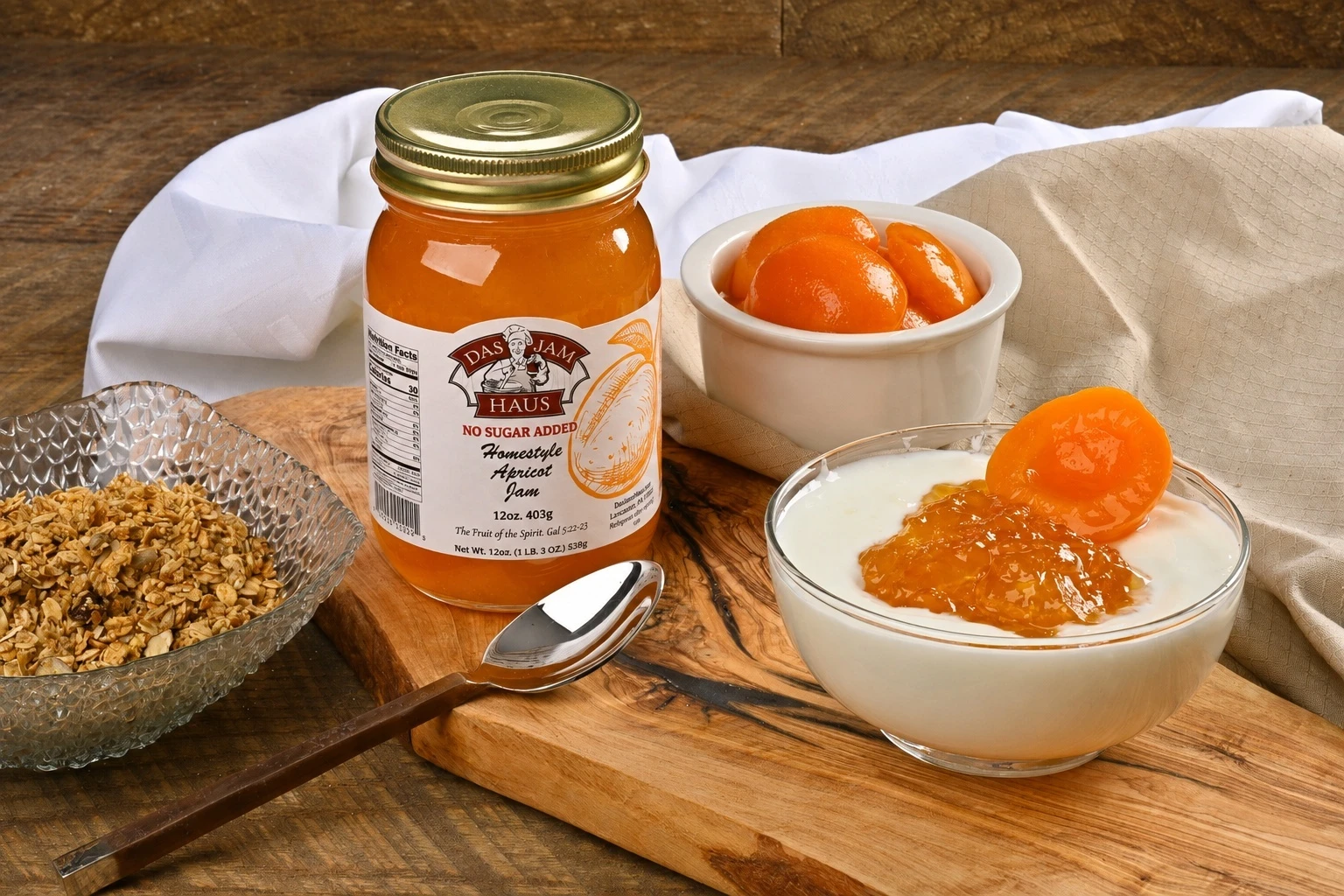 No Sugar Added Apricot Jam