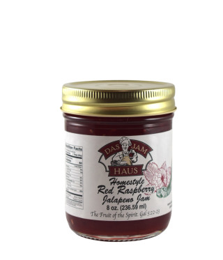Red Raspberry Jalapeno Specialty Jam | Das Jam Haus