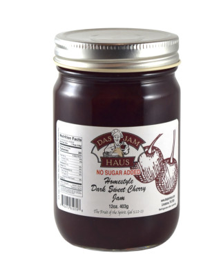 No Sugar Added Dark Sweet Cherry Jam | Das Jam Haus