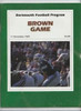 Dartmouth v Brown Football Program 1989