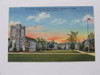 Duke University Linen Postcard - Science Quadrangle