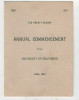 Annual Commencement Program UC Berkeley 1891