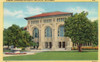 Stanford Linen Postcard - Library