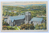 Cornell Linen Postcard - Myron Taylor Hall, College of Law