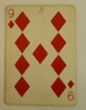 Single Vintage Yale Playing Card