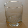 Harvard Widener Library Etched Cocktail Glass