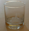 Harvard Weeks Memorial Bridge and Campus Etched Cocktail Glass