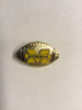 University of Michigan Football Shaped Pin