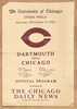 University of Chicago v. Dartmouth Football Program 1925