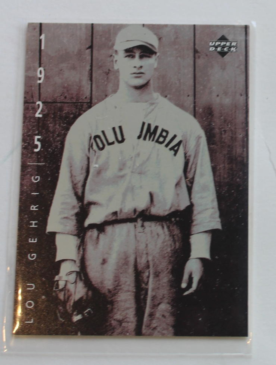Lou Gehrig Upper Deck Columbia University Card