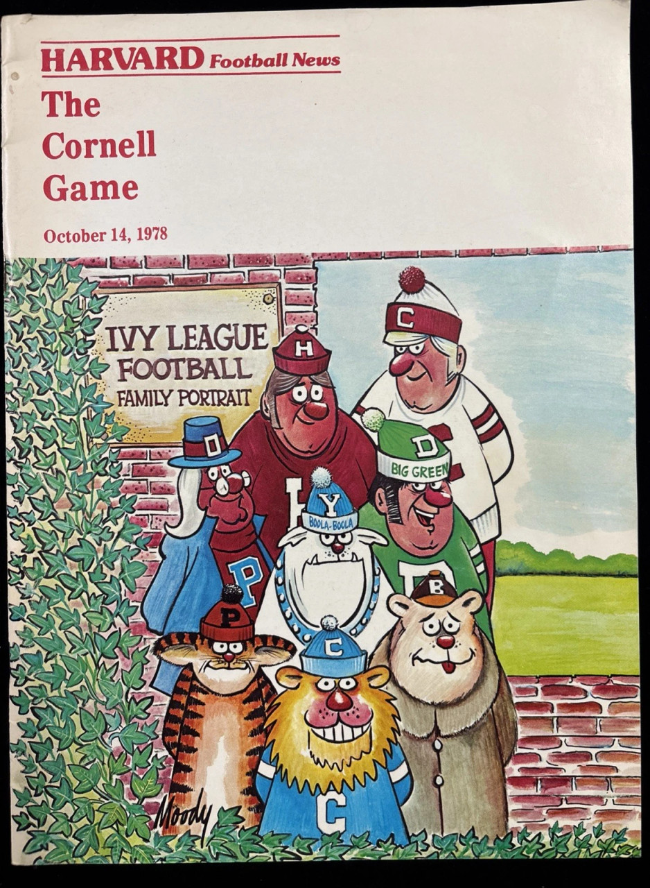 Harvard v. Cornell Football Program 1978 - Collectible Ivy