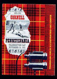 Penn v Cornell Football Program 1953