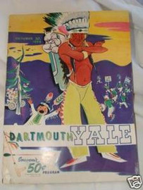 Dartmouth v Yale Football Program 1954