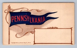 Vintage University of Pennsylvania Postcard