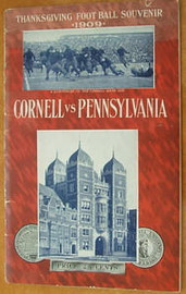 Cornell v Penn Football Program 1909