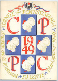 Cornell v Penn Football Program 1949