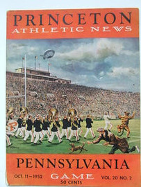 Penn v Princeton Football Program 1952