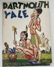 Dartmouth v Yale Football Program 1940 - Gerald Ford