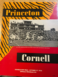 Princeton v. Cornell Football Program 1956