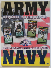 Army v Navy Football Program 2003