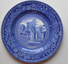 Princeton Wedgwood Plate Tiger Gateway and Little Tower