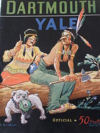 Dartmouth v Yale Football Program 1950
