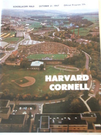 Harvard v Cornell Football Program 1967