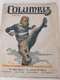 Columbia Magazine 1923 featuring an interview with Knute Rockne