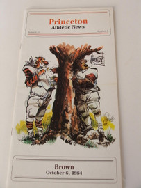 Princeton v Brown Football Program 1984