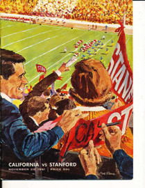 Stanford v California Football Program 1961