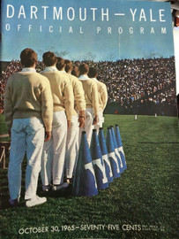 Dartmouth v Yale Football Program 1965