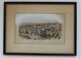 Yale Colored Art Print - 19th Century - Birdseye View