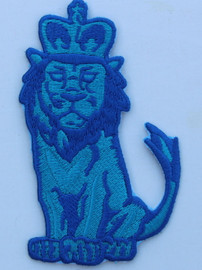 Columbia University Lion Iron on Embroidered Patch