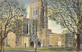Firestone Memorial Library Postcard - Princeton University