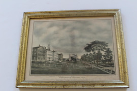 Dartmouth College Framed Color Lithographic Print