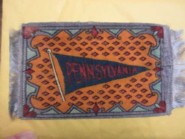 University of Pennsylvania Miniature Rug