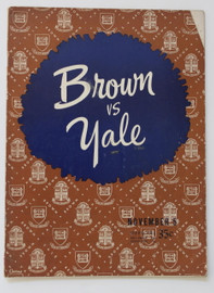 Brown v Y ale Football Program 1949