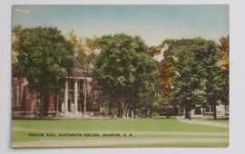 Dartmouth College Postcard - Webster Hall