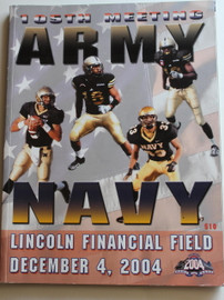 Army v Navy Football Program 2004