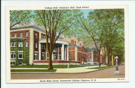 Dartmouth College Postcard - Robinson Hall, College Hall, Tuck School