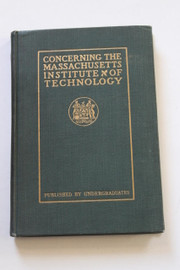 Concerning the Massachusetts Institute of Technology - 1919