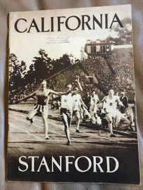 California -Stanford Track Meet Program 1929